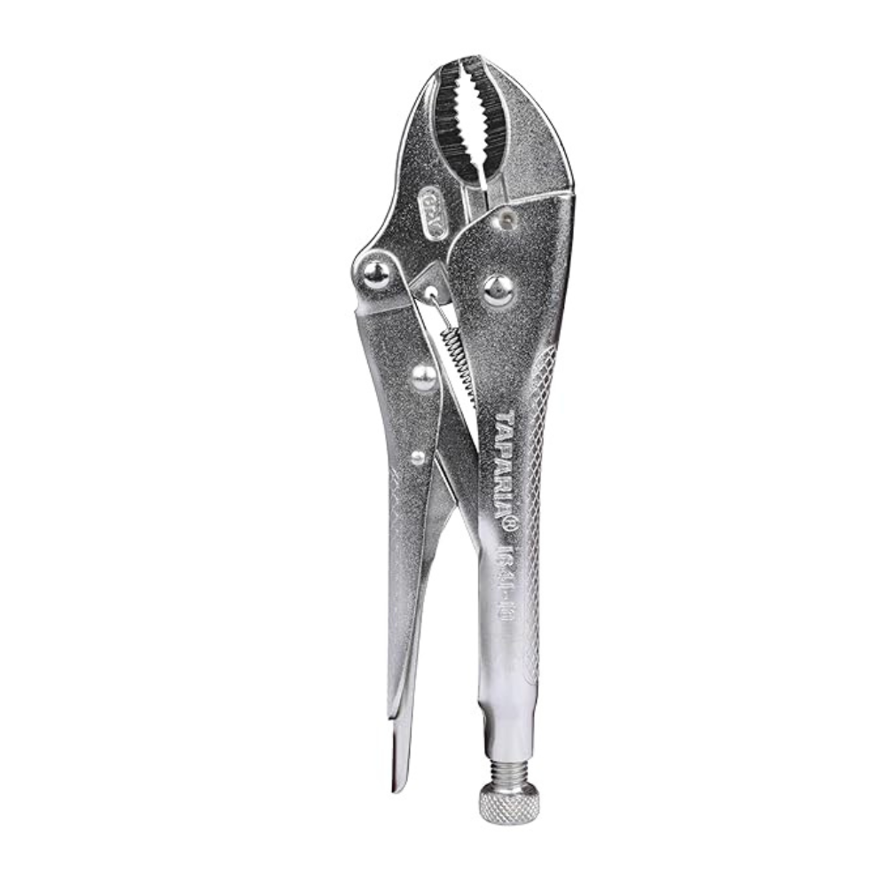 10 Inch Curved Jaw Locking Pliers - Non-Slip Grip For Secure Holding